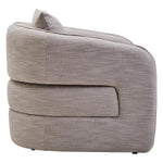 Load image into Gallery viewer, Bilani Grey Linen Effect Curved Chair
