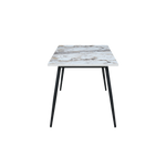 Load image into Gallery viewer, Horizon Large Dining Table Marble Effect
