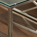 Load image into Gallery viewer, Geomoetric Silver Coffee Table
